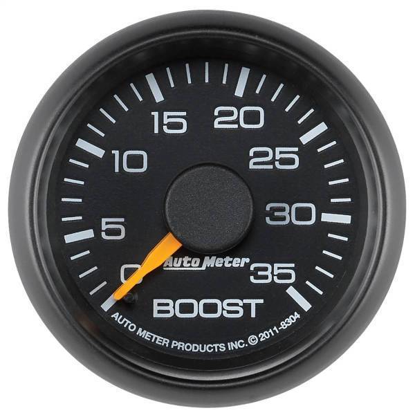 Autometer - AutoMeter GAUGE BOOST 2 1/16in. 35PSI MECHANICAL GM FACTORY MATCH - 8304