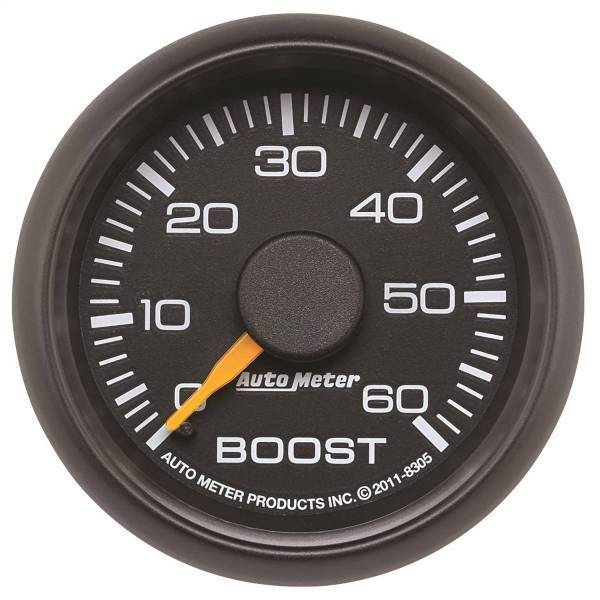 Autometer - AutoMeter GAUGE BOOST 2 1/16in. 60PSI MECHANICAL GM FACTORY MATCH - 8305