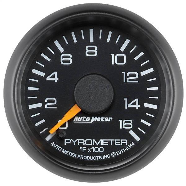 Autometer - AutoMeter GAUGE PYROMETER (EGT) 2 1/16in. 1600deg.F STEPPER MOTOR GM FACTORY MATCH - 8344