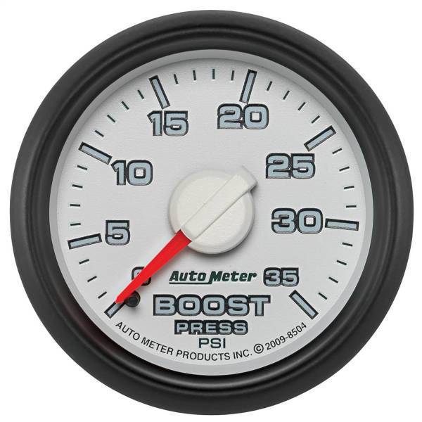 Autometer - AutoMeter GAUGE BOOST 2 1/16in. 35PSI MECHANICAL RAM GEN 3 FACTORY MATCH - 8504
