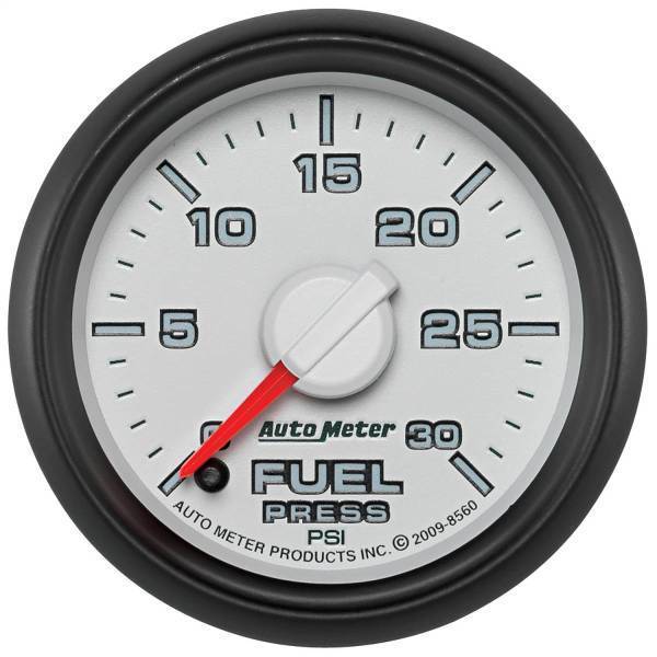 Autometer - AutoMeter GAUGE FUEL PRESS 2 1/16in. 30PSI DIGITAL STEPPER MOTOR RAM GEN 3 FACT. MATC - 8560