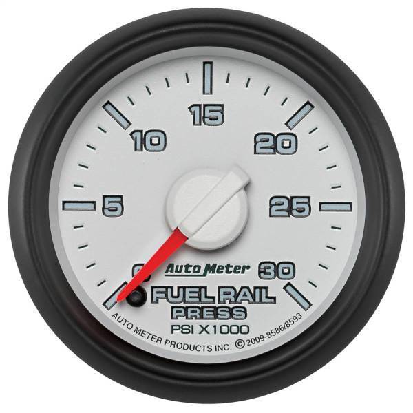 Autometer - AutoMeter GAUGE RAIL PRESS 2 1/16in. 30KPSI DIGITAL STEPPER MOTOR RAM GEN 3 FACT. MAT - 8586