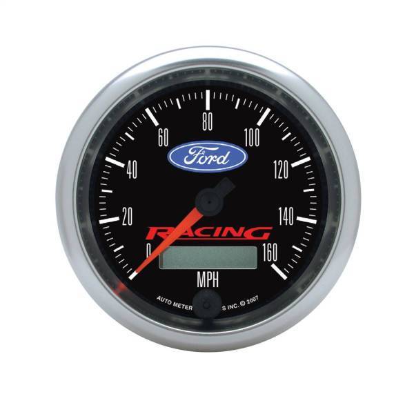 Autometer - AutoMeter GAUGE SPEEDOMETER 3 3/8in. 160MPH ELEC. PROGRAMMABLE FORD RACING - 880082
