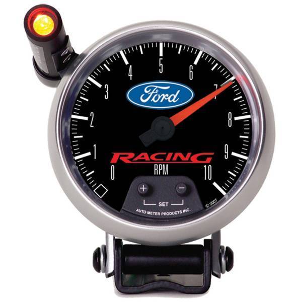 Autometer - AutoMeter GAUGE TACHOMETER 3 3/4in. 10K RPM PEDESTAL W/EXT. QUICK-LITE FORD RACING - 880083