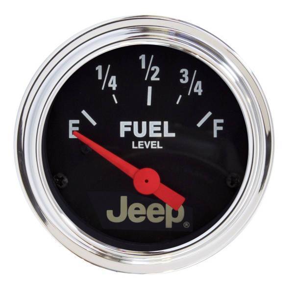 Autometer - AutoMeter GAUGE FUEL LEVEL 2 1/16in. 73OE TO 10OF ELEC JEEP - 880428