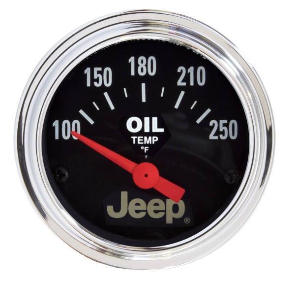 Autometer - AutoMeter GAUGE OIL TEMP 2 1/16in. 250deg.F ELEC JEEP - 880429