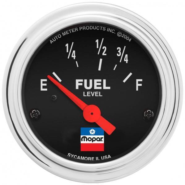 Autometer - AutoMeter GAUGE FUEL LEVEL 2-1/16in. 73 E/8-12 F ELEC MOPAR CLASSIC - 880785