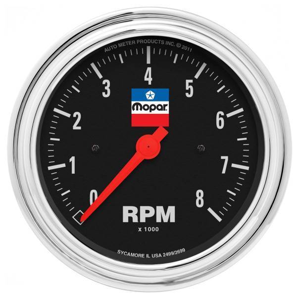 Autometer - AutoMeter GAUGE TACHOMETER 3-3/8in. 8000 RPM 468 CYL IN-DASH MOPAR CLASSIC - 880791