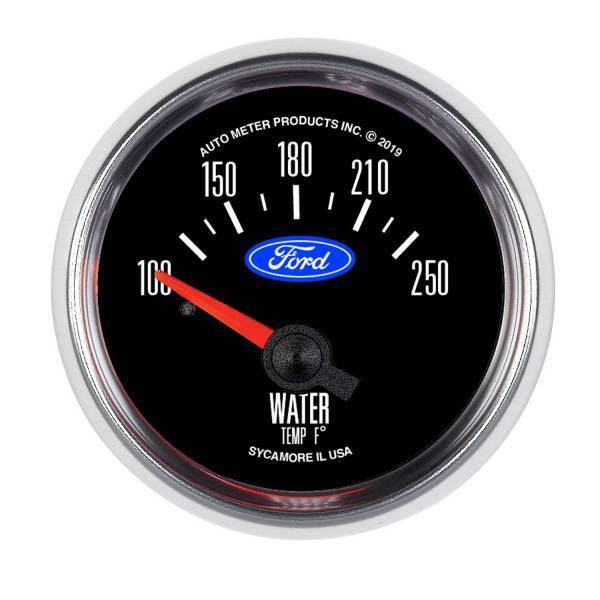 Autometer - AutoMeter GAUGE WATER TEMP 2 1/16in. 100-250deg.F ELECTRIC FORD - 880822