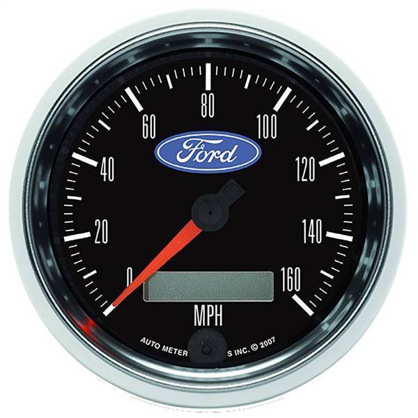 Autometer - AutoMeter GAUGE SPEEDOMETER 3 3/8in. 160MPH ELEC. PROGRAMMABLE FORD RACING - 880824