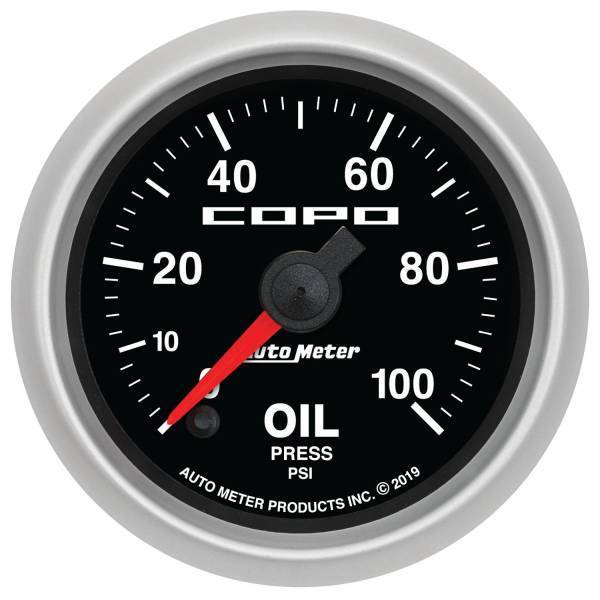 Autometer - AutoMeter GAUGE OIL PRESS 2 1/16in. 100PSI DIGITAL STEPPER MOTOR COPO - 880876