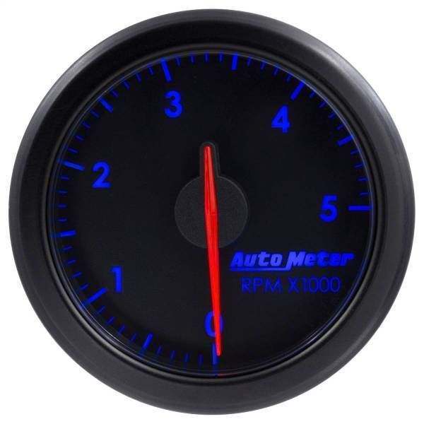 Autometer - AutoMeter 2-1/16in. TACH 0-5000 RPM AIRDRIVE BLACK - 9198-T