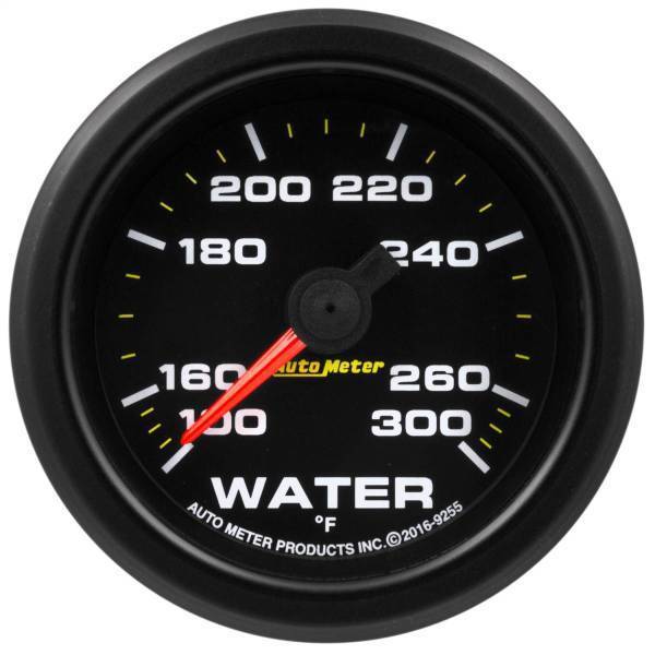 Autometer - AutoMeter GAUGE WATER TEMP 2 1/16in. 300deg.F STEPPER MOTOR W/PK/WRN EXTREME ENVIRONM - 9255