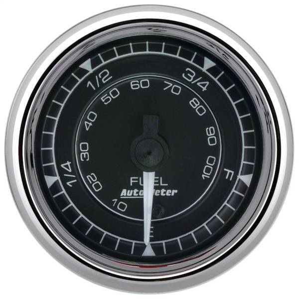 Autometer - AutoMeter GAUGE FUEL LEVEL 2 1/16in. 0-280O PROGRAMMABLE CHRONO CHROME - 9710