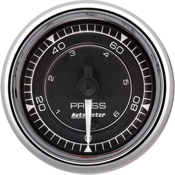 Autometer - AutoMeter GAUGE PRESSURE 2 1/16in. 100PSI DIGITAL STEPPER MOTOR CHRONO CHROME - 9753