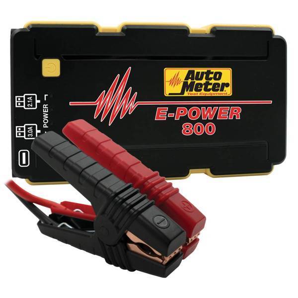 Autometer - AutoMeter JUMP STARTER EMERGENCY BATTERY PACK 12V 800A PEAK 1800 mAh - EP-800