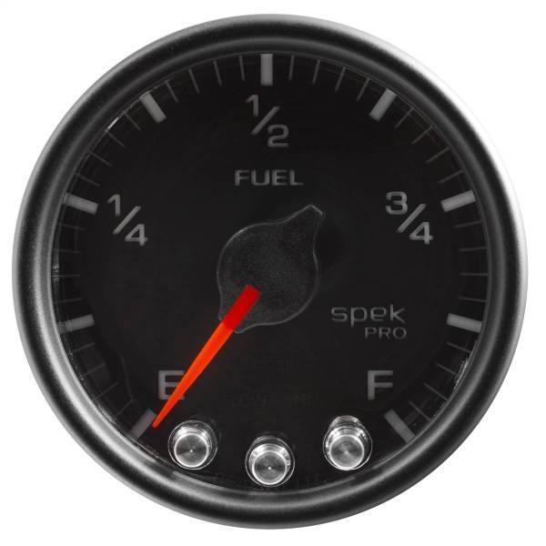 Autometer - AutoMeter GAUGE FUEL LEVEL 2 1/16in. 0-270O PROGRAMMABLE BLK/BLK SPEK-PRO - P31232