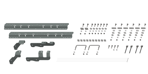 B&W Trailer Hitches - B&W Trailer Hitches Custom Installation Kit For Universal Mounting Rails For Some RAM Trucks - RVK2604