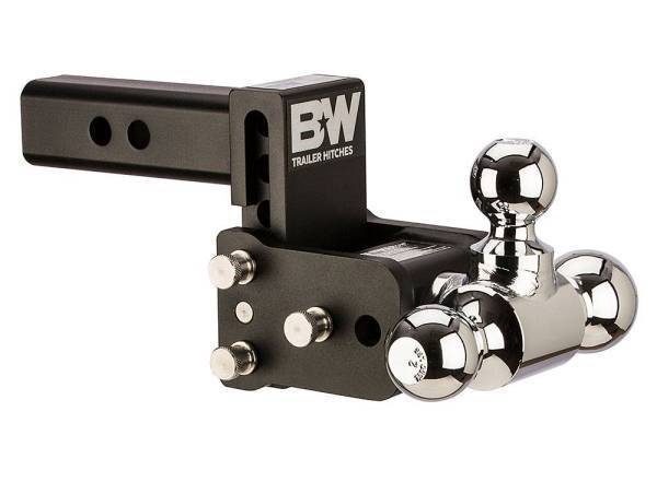 B&W Trailer Hitches - B&W Trailer Hitches 2" Tow & Stow 3" Drop Triball Black - TS10047B