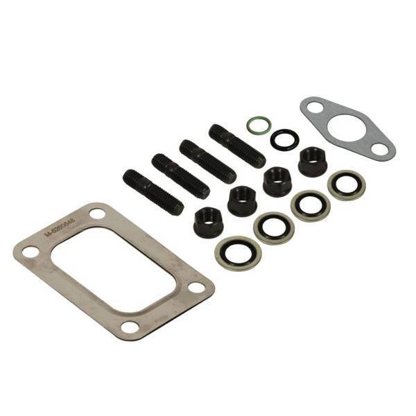 BD Diesel - BD Diesel Turbo Mounting Kit Fits w/HE351 Or HE300VG Turbos Incl. 4 Small Diameter Flange Nut/4 Studs/Oil Drain Gasket/4 Sealing Washers/Speed Sensor O-rings - 1045983