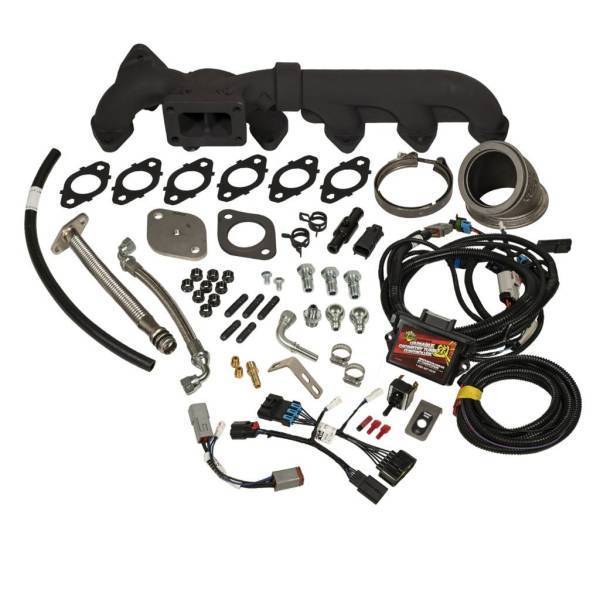 BD Diesel - BD Diesel VGT Turbo Install Kit Plug And Play w/Wiring Harness Incl. Turbo/BD Manifold/Hardware/Exhaust Brake Control w/Toggle Switch - 1047136