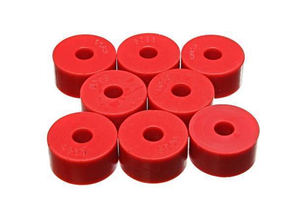 Energy Suspension - Energy Suspension Universal Leaf Spring Pad Red 1 1/2 in. OD x 7/16 in. ID x 3/4 in. H - 9.9530R