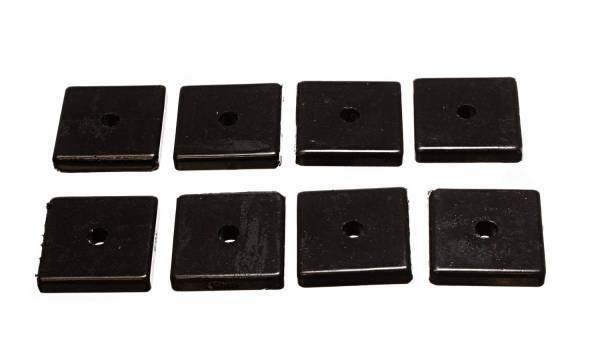 Energy Suspension - Energy Suspension Universal Leaf Spring Pad Black 2 1/16 in. SQ x 3/8 in. ID x 7/16 in. H - 9.9534G