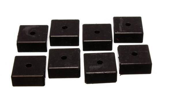 Energy Suspension - Energy Suspension Universal Leaf Spring Pad Black 2 1/16 in. SQ x 3/8 in. ID x 15/16 in. H - 9.9535G