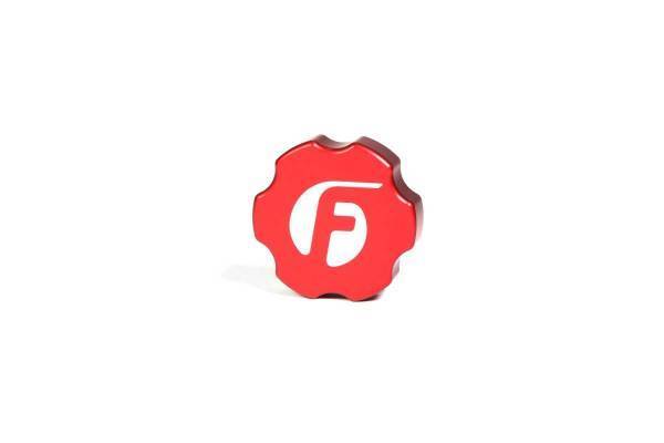 Fleece Performance - Fleece Performance Cummins Billet Oil Cap Cover Red - FPE-OC-CR-F-RED