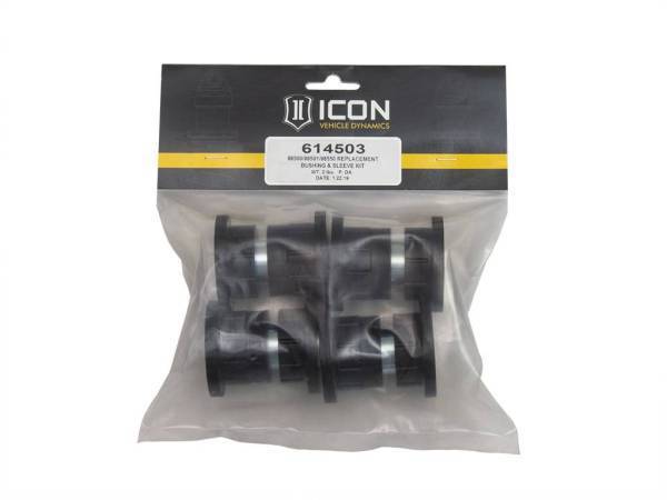 ICON Vehicle Dynamics - ICON Vehicle Dynamics 98500/98501/98550 REPLACEMENT BUSHING AND SLEEVE KIT - 614503