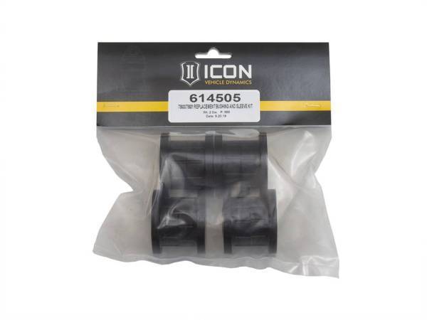 ICON Vehicle Dynamics - ICON Vehicle Dynamics 78600/78601 REPLACEMENT BUSHING AND SLEEVE KIT - 614505