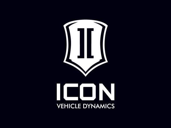 ICON Vehicle Dynamics - ICON Vehicle Dynamics 6 IN TALL ICON STACK WHITE - STICKER-STACK 6 IN W
