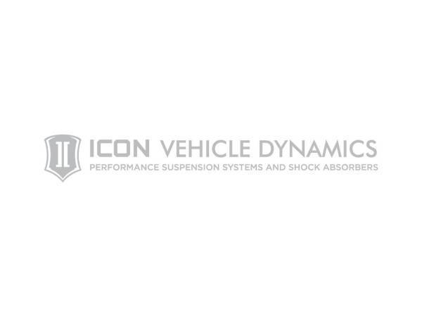 ICON Vehicle Dynamics - ICON Vehicle Dynamics 18 IN WIDE ICON TAGLINE SILVER - STICKER-TAGLINE 18 IN S