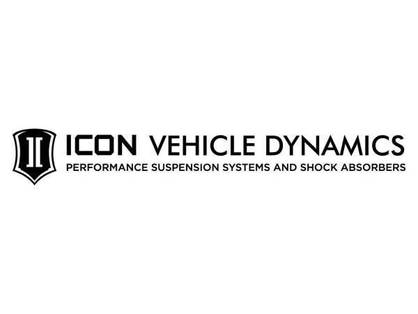 ICON Vehicle Dynamics - ICON Vehicle Dynamics 25 IN WIDE ICON TAGLINE BLACK - STICKER-TAGLINE 25 IN B