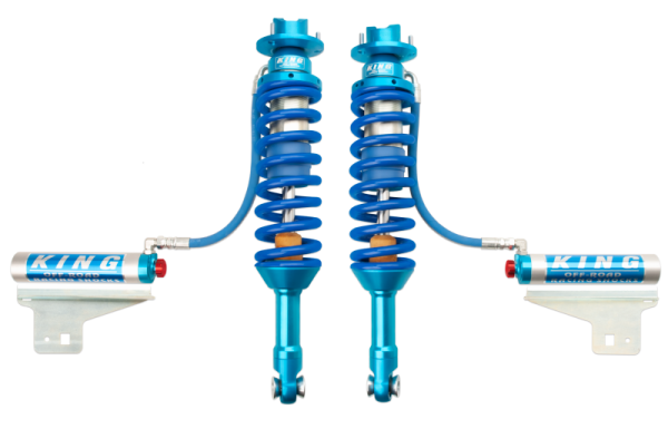 King Shocks - King Shocks 10-14 Ford F150 Raptor 4WD Front 3.0 Dia Remote Reservoir Coilover w/Adjuster (Pair) - 30001-407