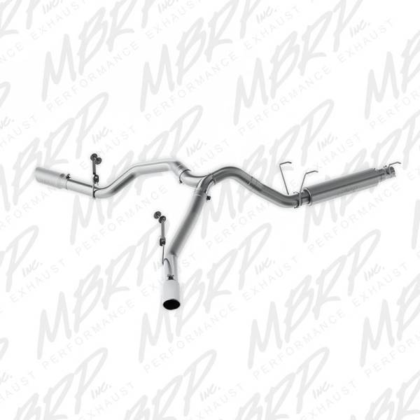 MBRP Exhaust - MBRP Exhaust 4in. Cat-BackSingle Side Dual OutletAL - S5150AL