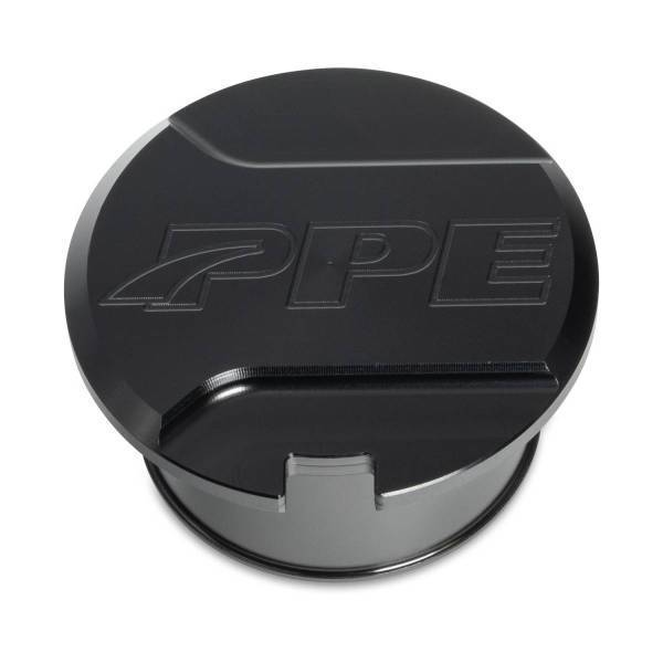 PPE Diesel - PPE Diesel 2017-2023 GM 6.6L Duramax Resonator Delete Plug L5P Black - 115010420