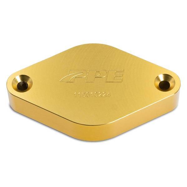 PPE Diesel - PPE Diesel 2011 -2016 GM 6.6L Duramax LML Turbo Resonator Delete Plug Gold - 115010224