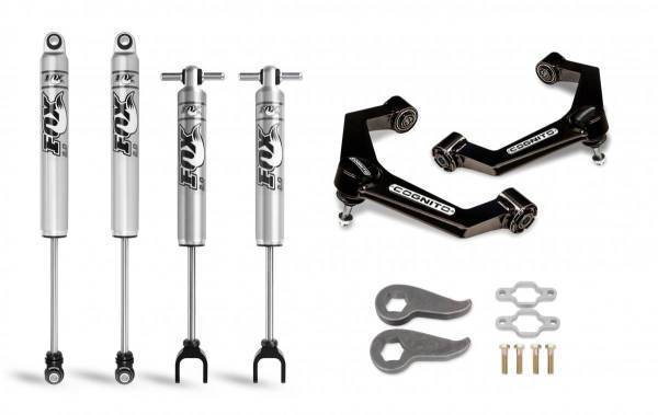 Cognito Motorsports Truck - Cognito 3-Inch Performance Leveling Kit with Fox PS 2.0 IFP Shocks for 11-19 Silverado/Sierra 2500/3500 2WD/4WD - 110-P0928