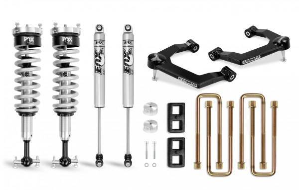 Cognito Motorsports Truck - Cognito 3-Inch Performance Uniball Leveling Lift Kit With Fox PS Coilover 2.0 IFP Shocks for 19-22 Silverado/Sierra 1500 2WD/4WD - 210-P0876