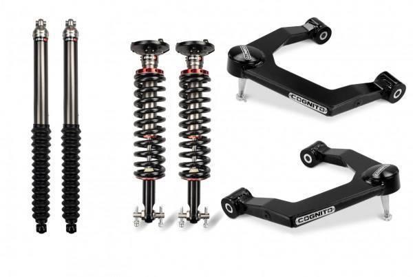 Cognito Motorsports Truck - Cognito 1-Inch Performance Leveling Kit With Elka 2.0 IFP Shocks for 19-22 Silverado Trail Boss/Sierra AT4 1500 4WD - 210-P1140
