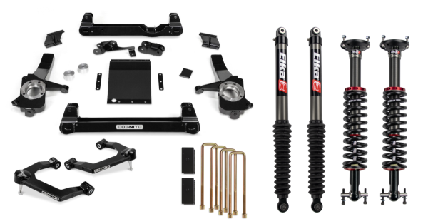 Cognito Motorsports Truck - Cognito 6-Inch Performance Lift Kit with Elka 2.0 IFP Shocks For 19-22 Silverado/Sierra 1500 2WD/ 4WD, including AT4, and Trail Boss - 210-P1149