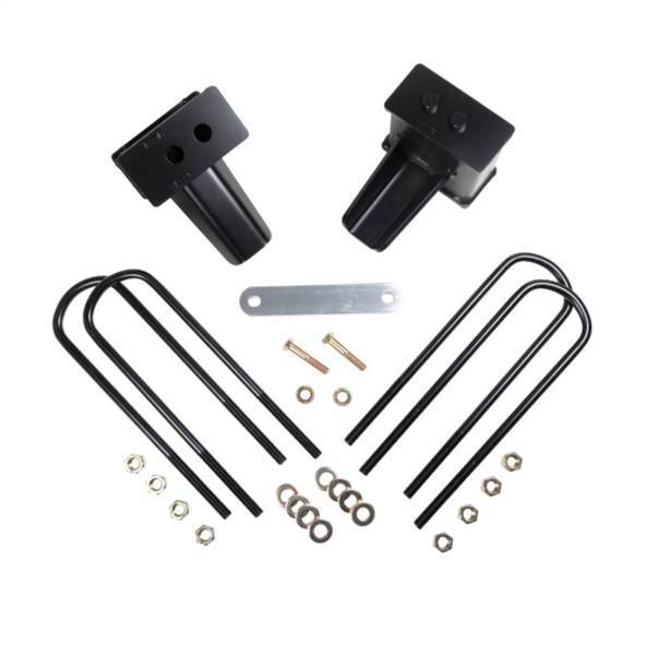 Ready Lift - ReadyLift Rear Block Kit 4 in. Blocks Incl. U-Bolts All Required Hardware - 26-21400