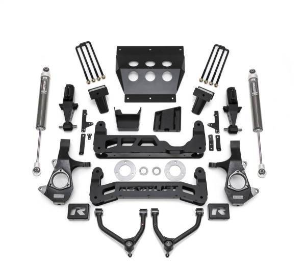 Ready Lift - ReadyLift Big Lift Kit w/Shocks 7 in. Lift w/Upper Control Arms For Stamped Steel OE Upper Control Arms - 44-34720