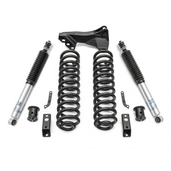 Ready Lift - ReadyLift Coil Spring Leveling Kit 2.5 in. Front Lift Bilstein Front Shocks Incl. Track Bar Bracket - 46-2723