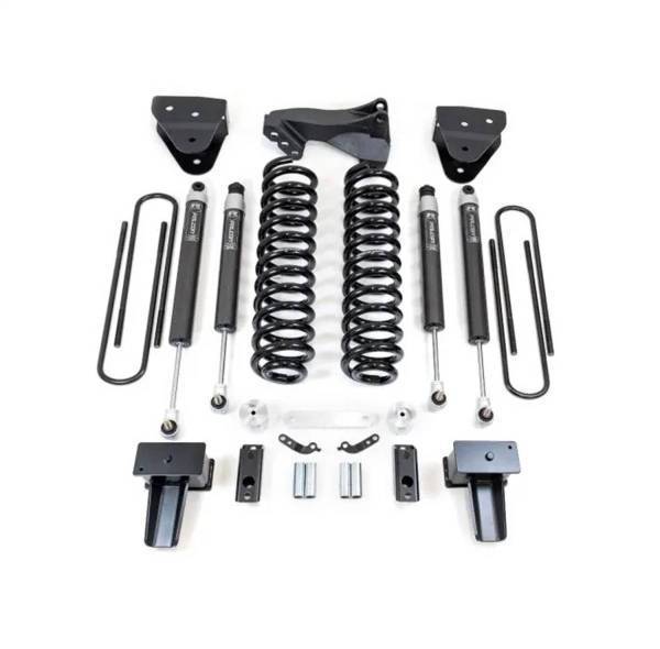 Ready Lift - ReadyLift Coil Spring Lift Kit 4 in. Lift w/Falcon 1.1 Monotube Front/Rear Shocks w/Track Bar Bracket - 49-27420