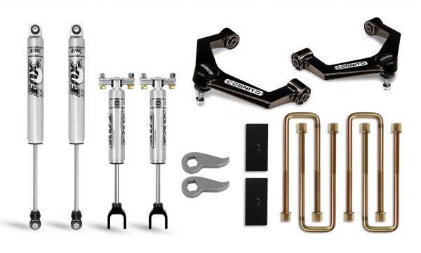 Cognito Motorsports Truck - Cognito 3-Inch Performance Leveling Lift Kit With Fox PS 2.0 IFP Shocks for 20-22 Silverado/Sierra 2500/3500 2WD/4WD - 110-P0883