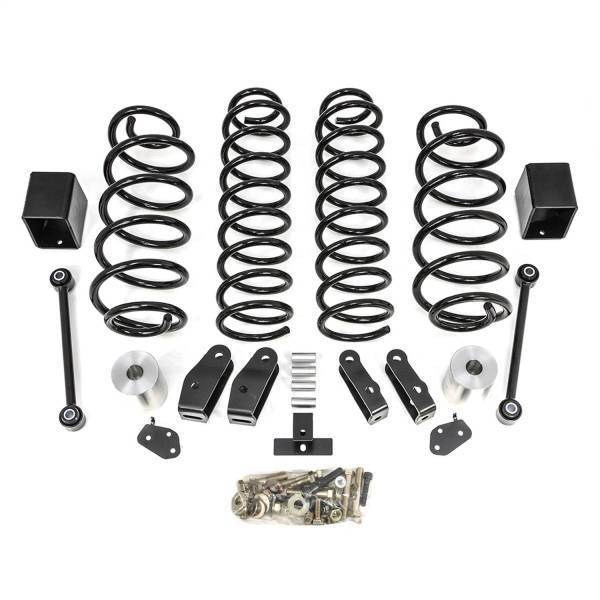 Ready Lift - ReadyLift Coil Spring Leveling Kit 2.5 in. Front Lift 2 in. Rear Lift Black Spring w/Shock Extensions - 69-6827