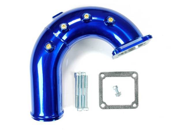 Sinister Diesel - Sinister Diesel 03-07 Dodge Cummins 5.9L Intake Elbow - Blue - SD-INTEL-5.9-03