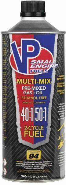 VP Racing Fuels - VP Racing Fuels Multi-Mix 40 1/50 1 Premixed Quart - 6815